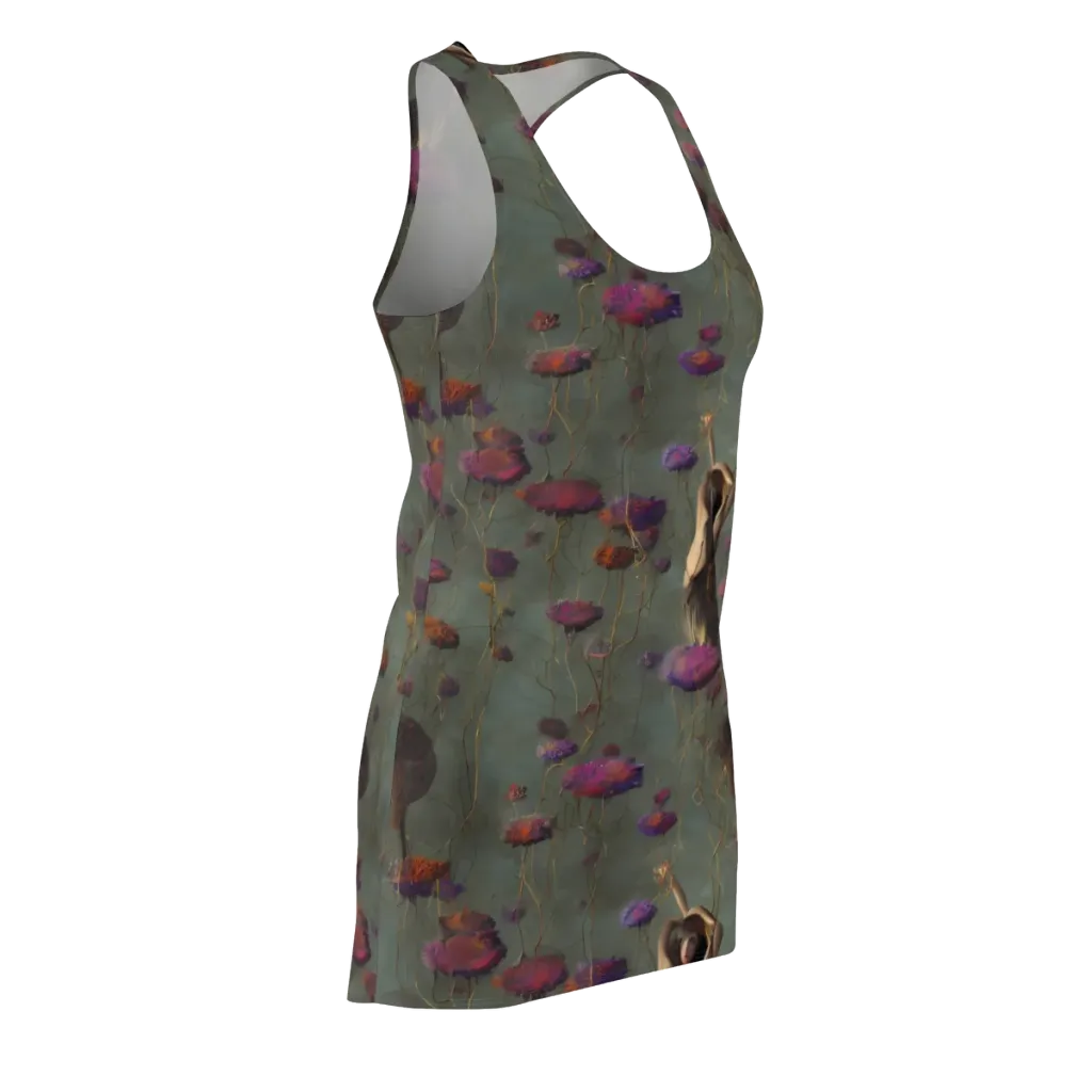 Ethereal Bloom on Racerback Dress — Front Side