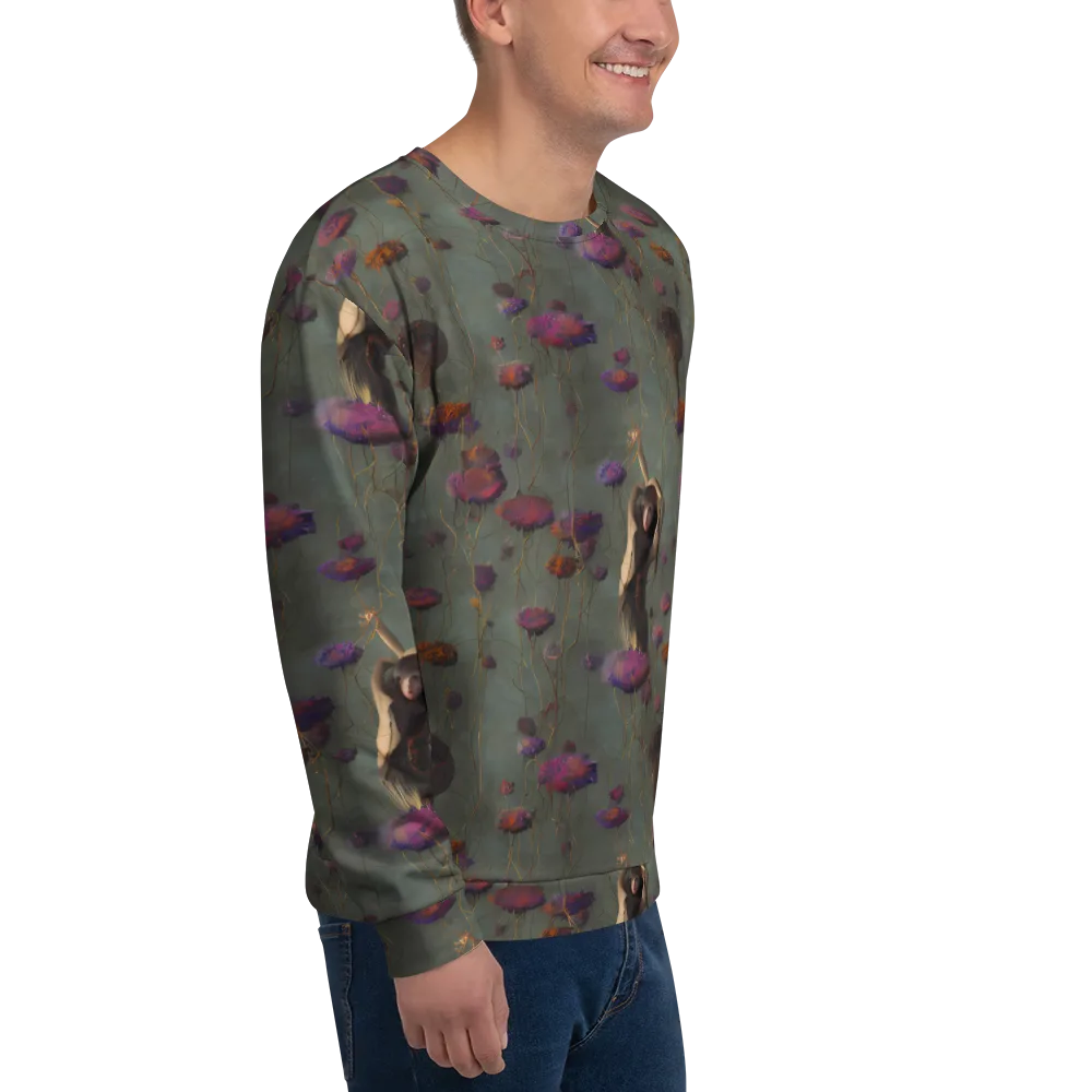 Ethereal Bloom on Sweatshirt — Right Front