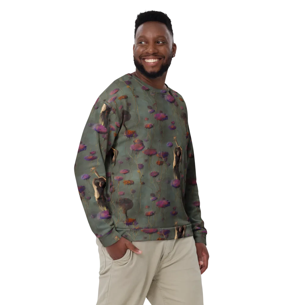 Ethereal Bloom on Sweatshirt — Front