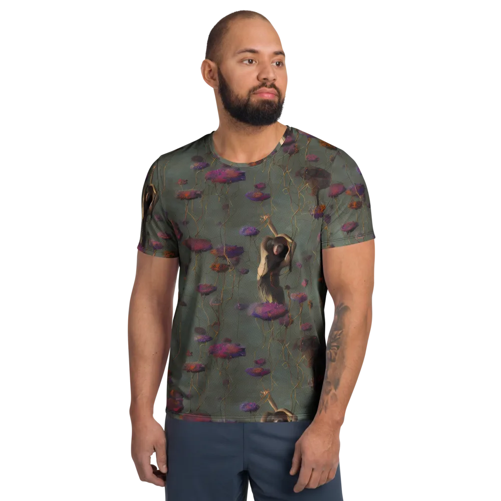 Ethereal Bloom on Men's Athletic T-Shirt — Front