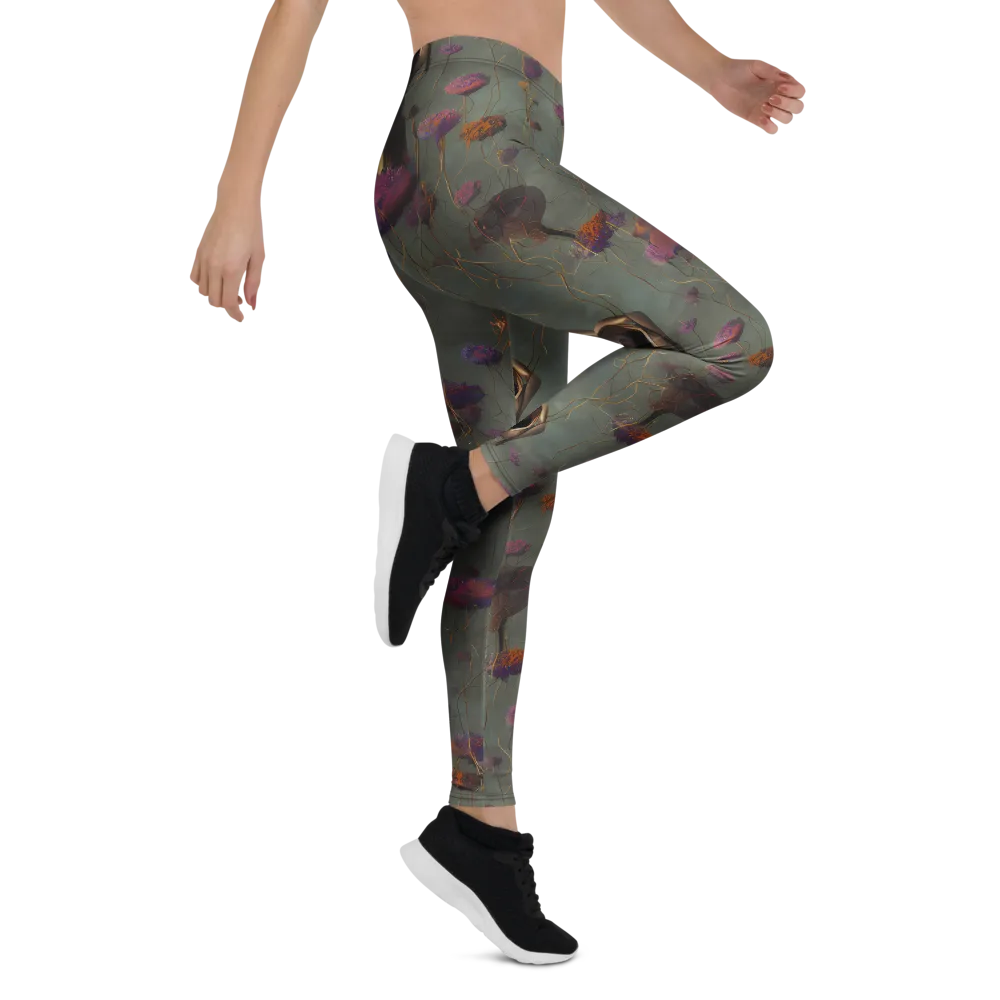 Ethereal Bloom on Leggings — Right