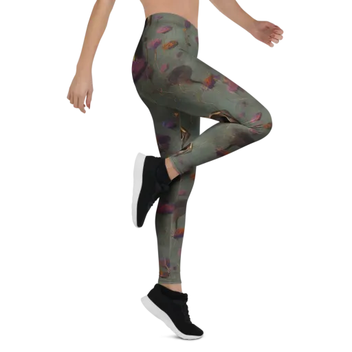 Ethereal Bloom on a Leggings
