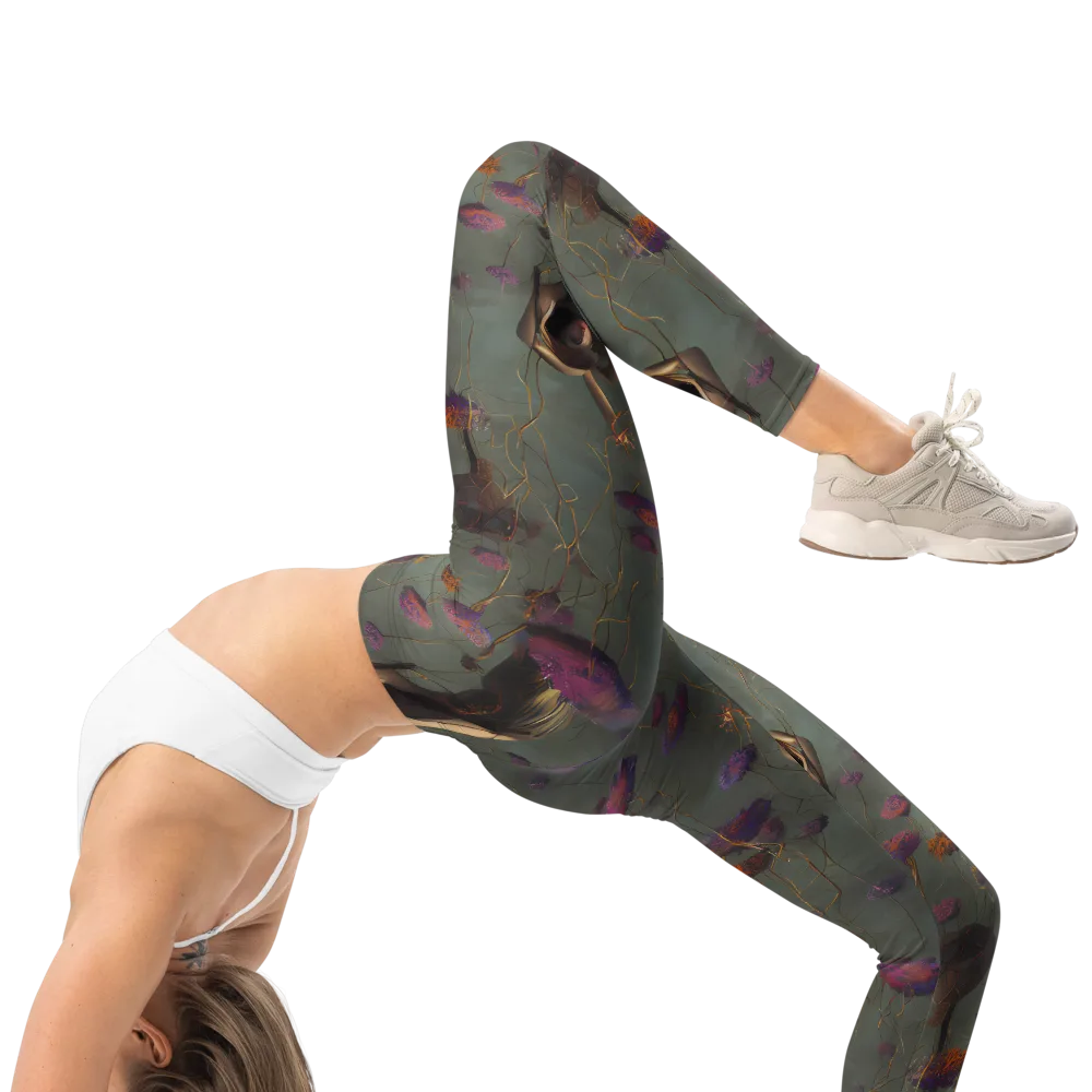 Ethereal Bloom on Leggings — Right