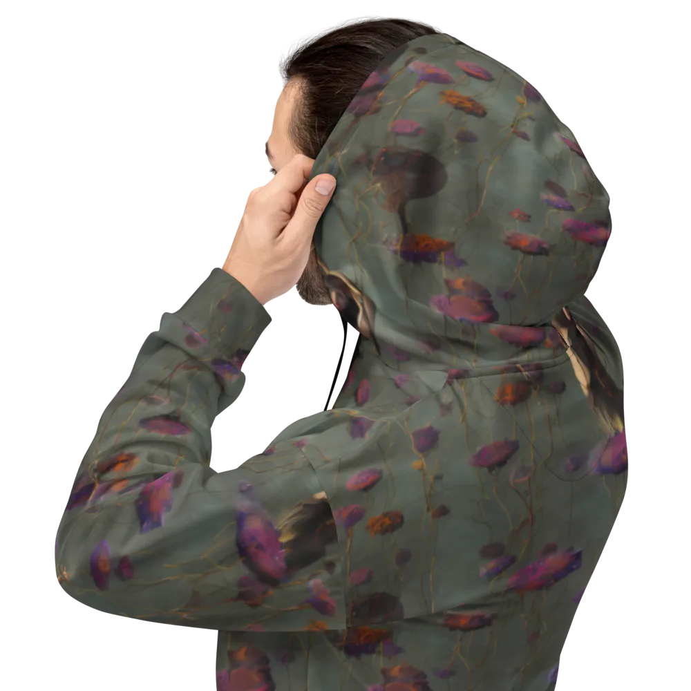 Ethereal Bloom on Hoodie — Back