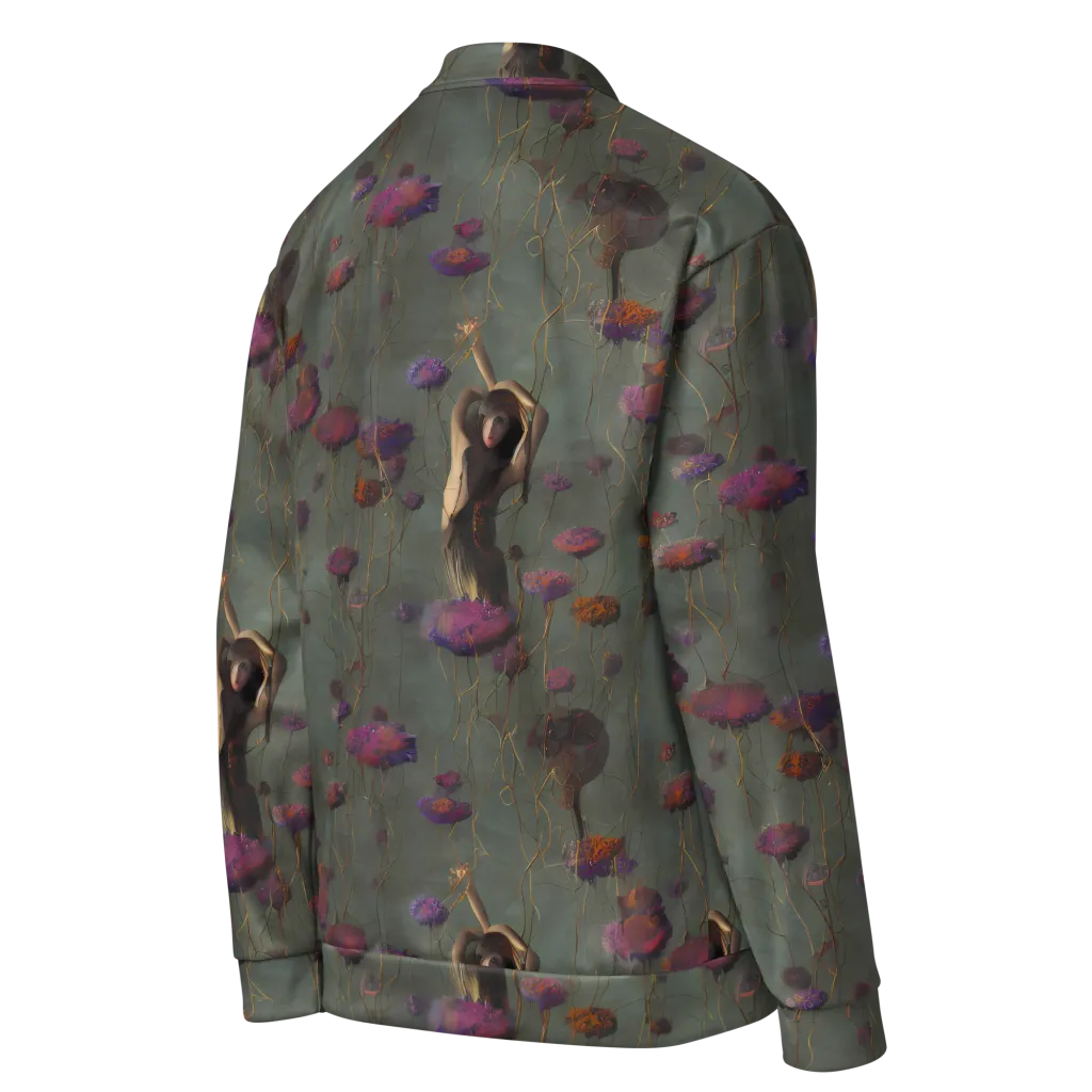 Ethereal Bloom on Bomber Jacket — Right Back