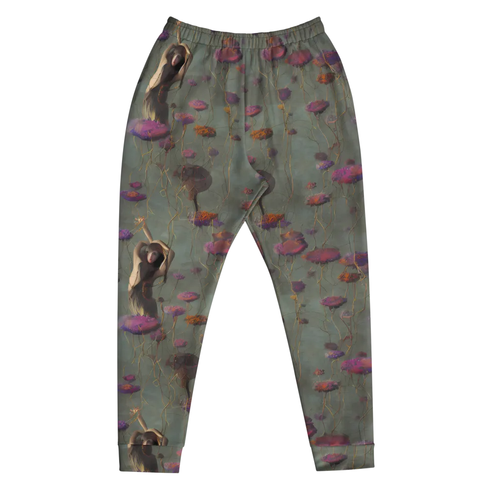 Ethereal Bloom on Men's Joggers — Front