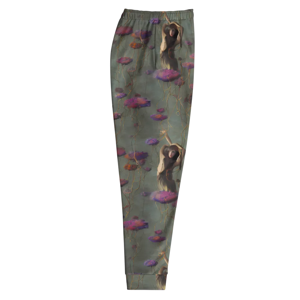 Ethereal Bloom on Men's Joggers — Right