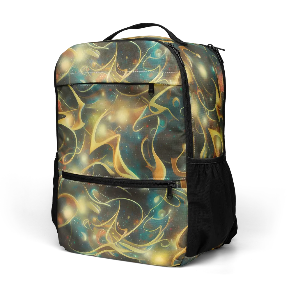 Whispering Galaxies on Utility Backpack — Left Front
