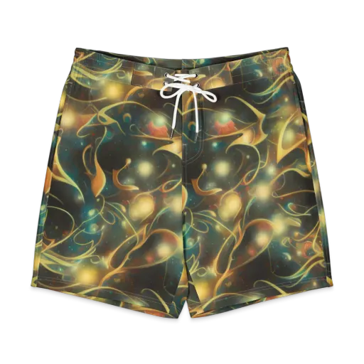 Whispering Galaxies on a Men's Board Shorts