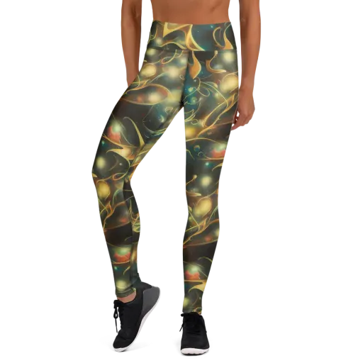 Whispering Galaxies on a Yoga Leggings