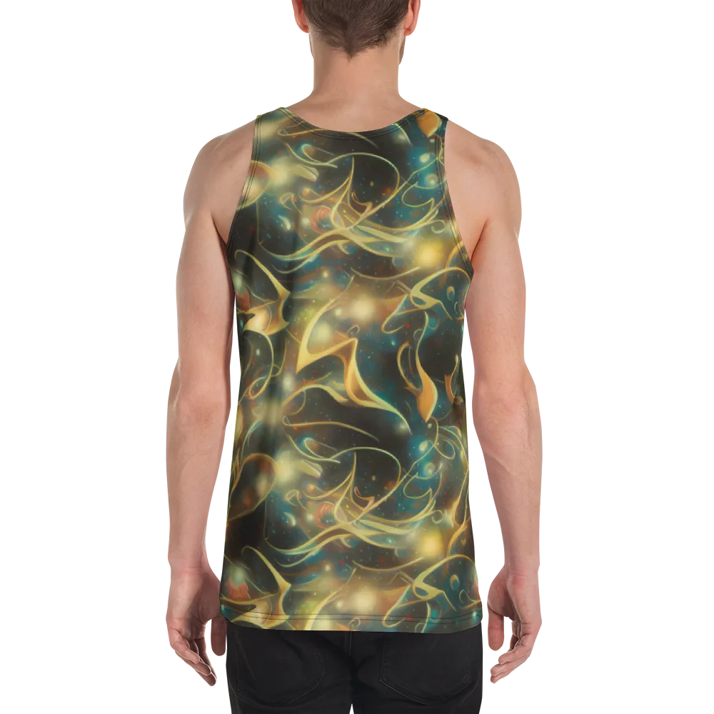 Whispering Galaxies on Men's Tank Top — Back