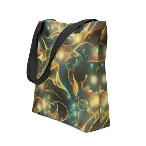 Whispering Galaxies on a Tote Bag
