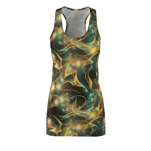Whispering Galaxies on a Racerback Dress