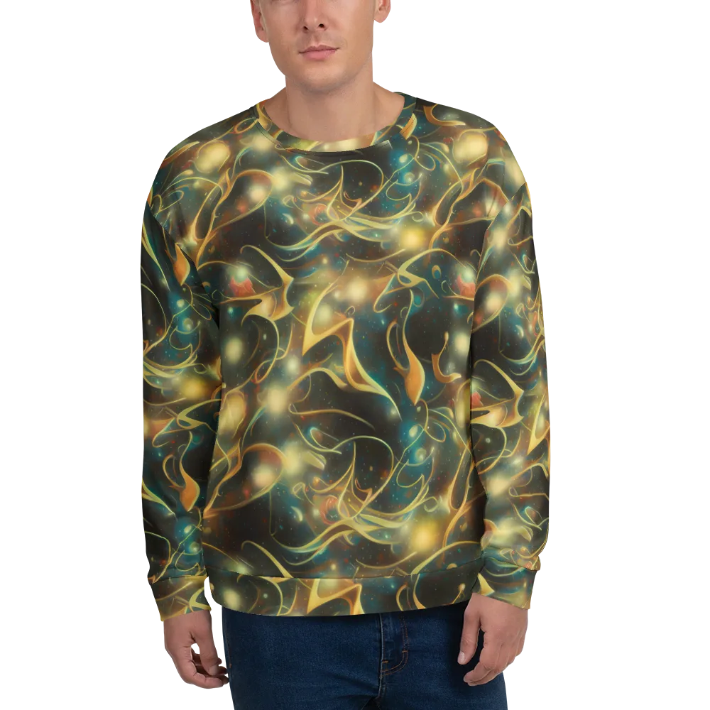 Whispering Galaxies on Sweatshirt — Front