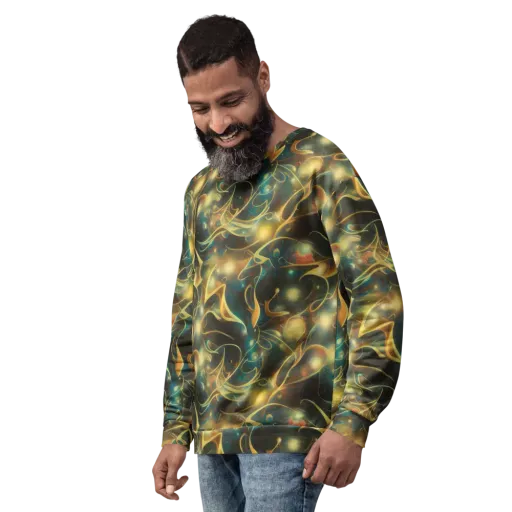 Whispering Galaxies on a Sweatshirt