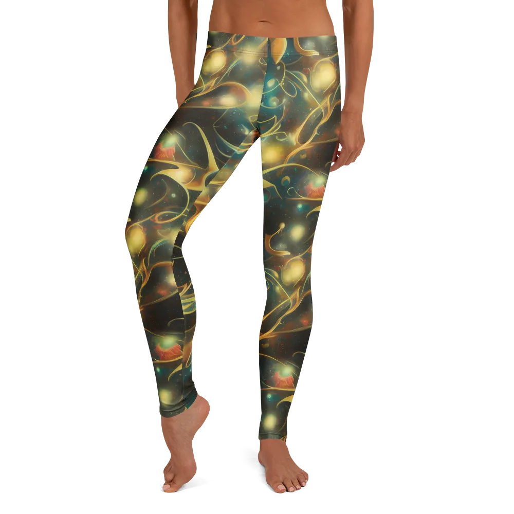 Whispering Galaxies on Leggings — Front