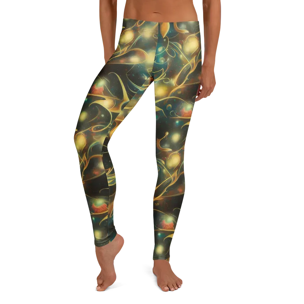 Whispering Galaxies on Leggings — Front