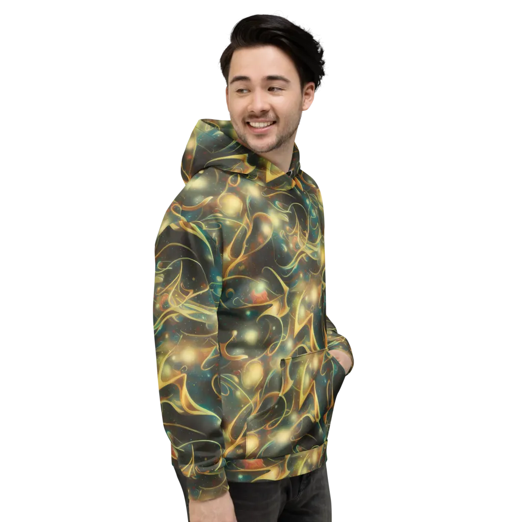 Whispering Galaxies on Hoodie — Right