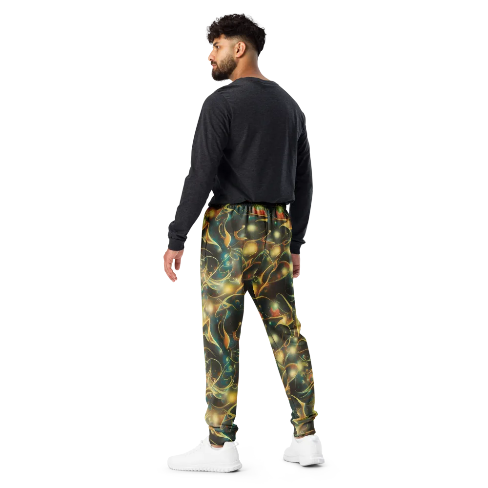 Whispering Galaxies on Men's Joggers — Back