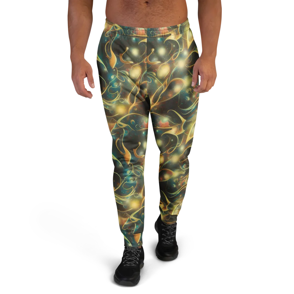 Whispering Galaxies on Men's Joggers — Front
