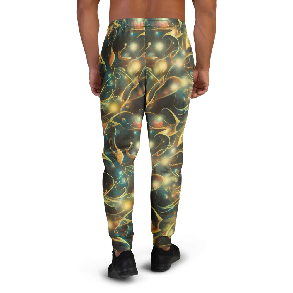 Whispering Galaxies on Men's Joggers — Back