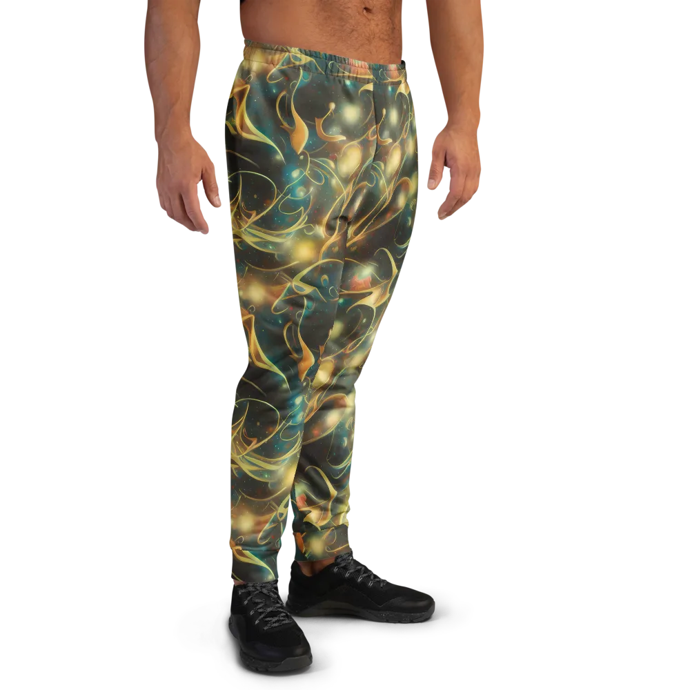 Whispering Galaxies on Men's Joggers — Right