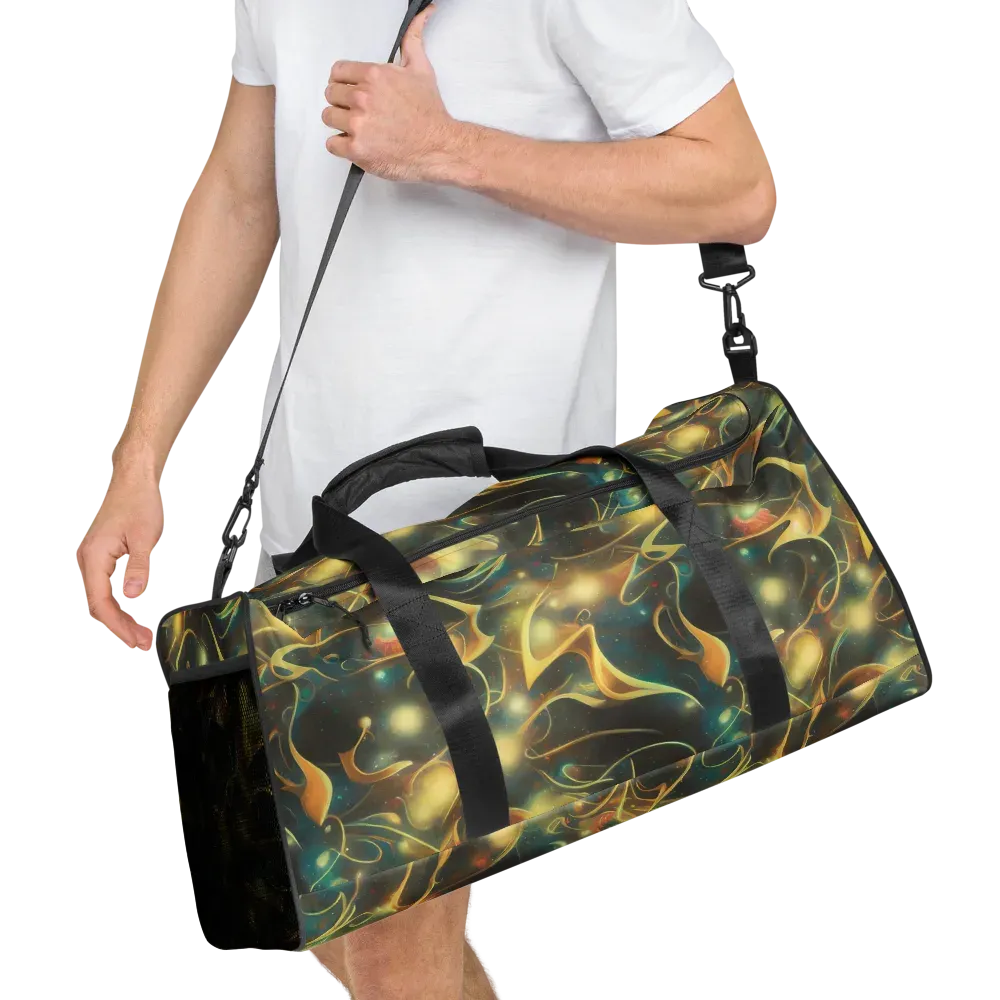 Whispering Galaxies on Duffle Bag — Right Front