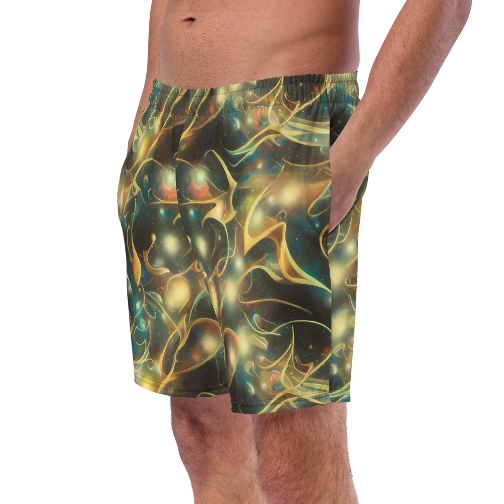Whispering Galaxies on Swim Trunks — Left Front