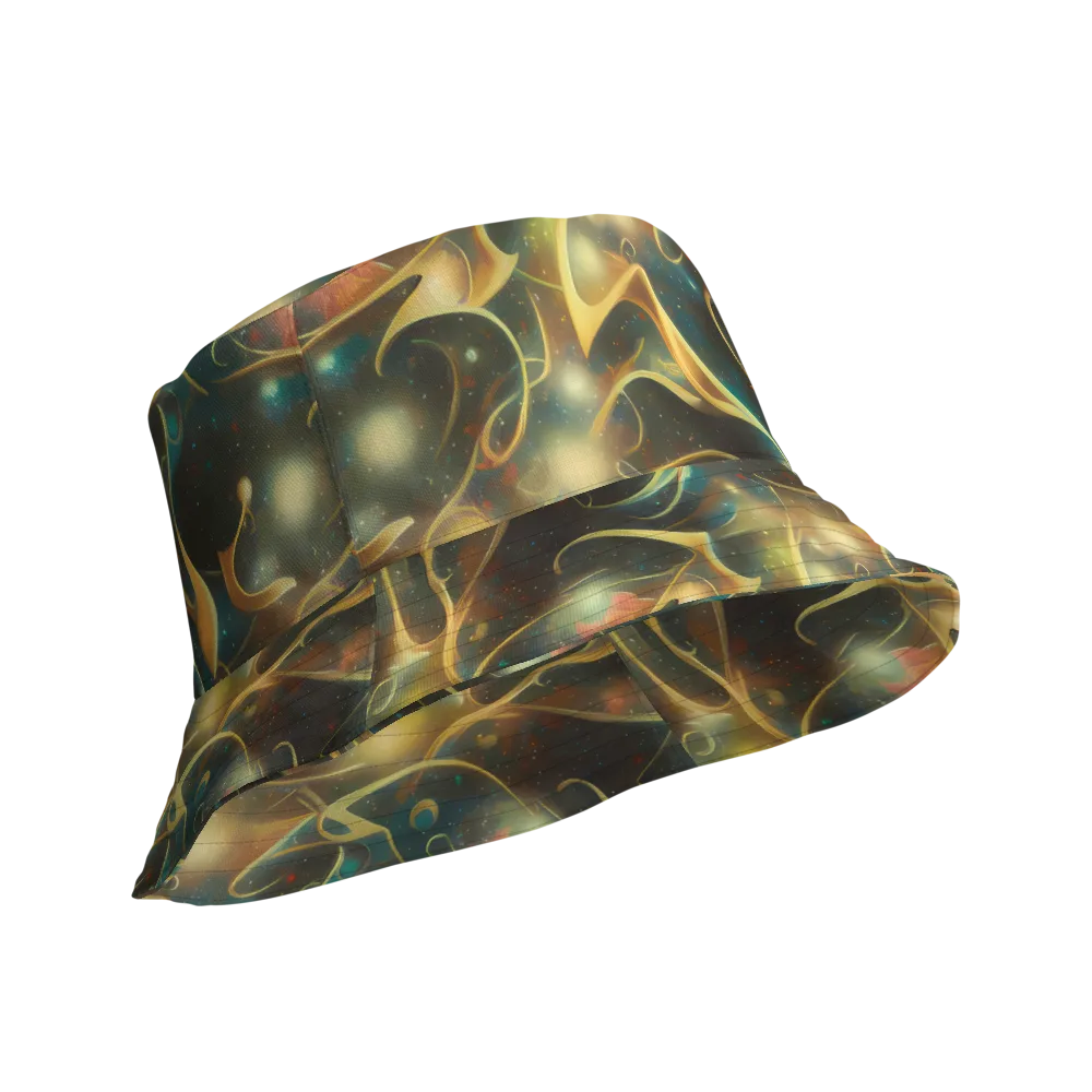 Whispering Galaxies on Reversible Bucket Hat — Product details Outside