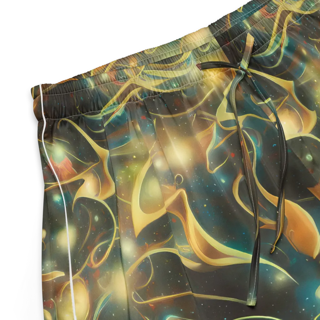 Whispering Galaxies on Women's Pajama Shorts — Product details