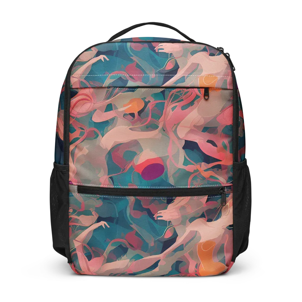 Chromatique Swirl on Utility Backpack — Front