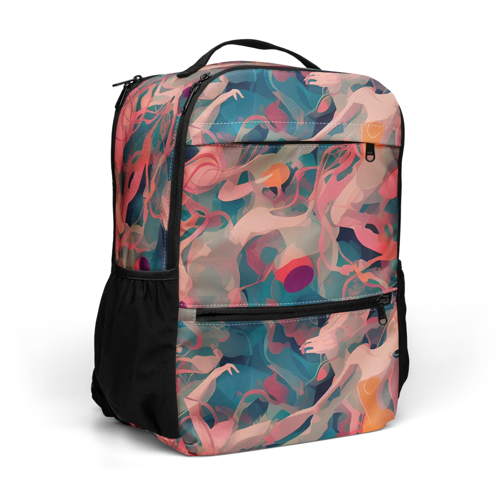 Chromatique Swirl on Utility Backpack — Right Front