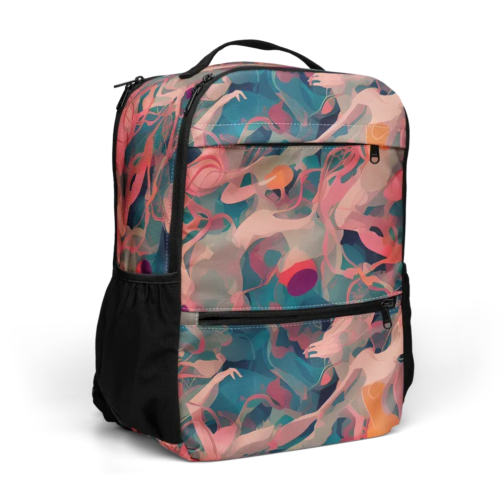 Chromatique Swirl on Utility Backpack — Right Front