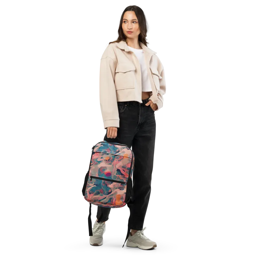 Chromatique Swirl on Utility Backpack — Front