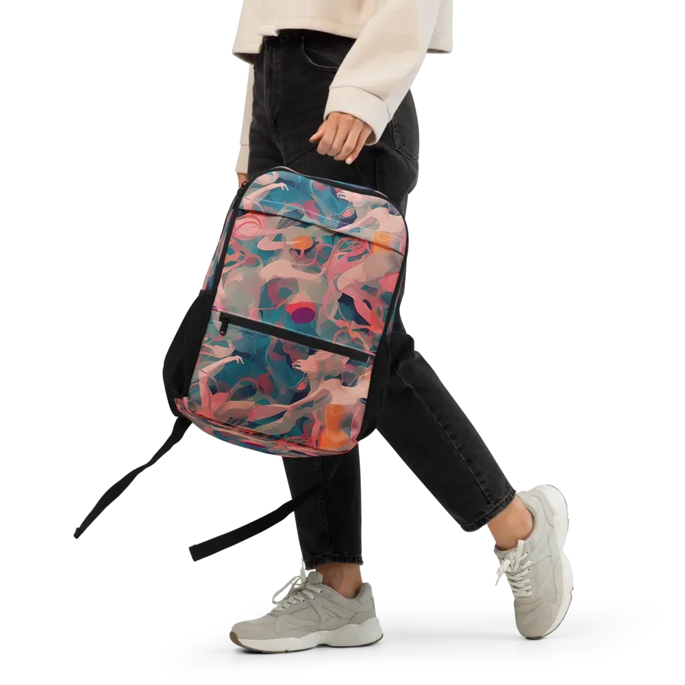 Chromatique Swirl on Utility Backpack — Front