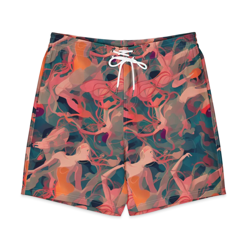 Chromatique Swirl on Men's Board Shorts — Front