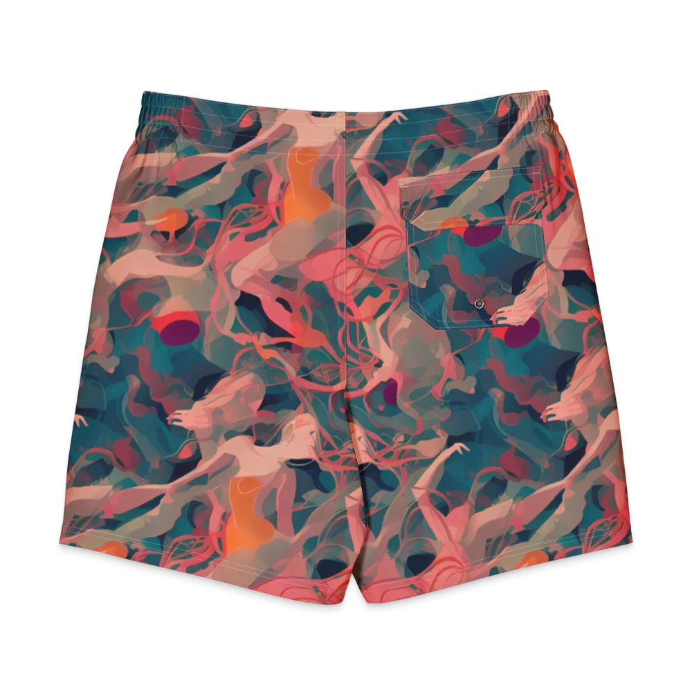Chromatique Swirl on Men's Board Shorts — Back