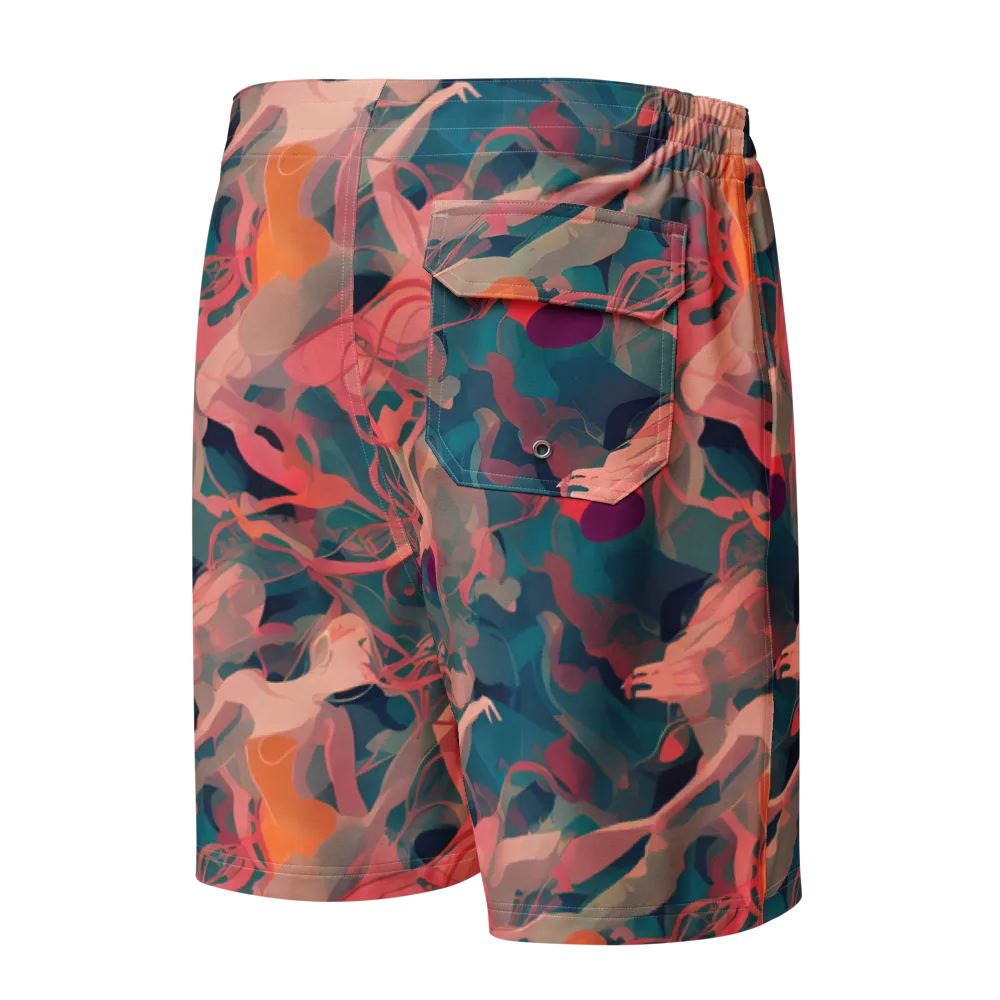 Chromatique Swirl on Men's Board Shorts — Back