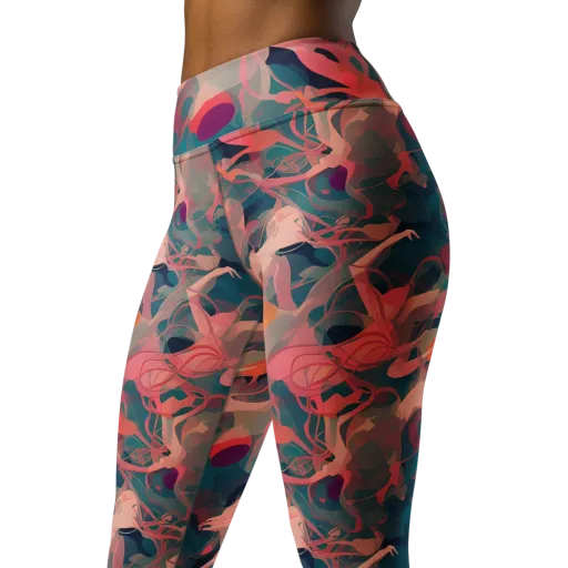 Chromatique Swirl on a Yoga Leggings