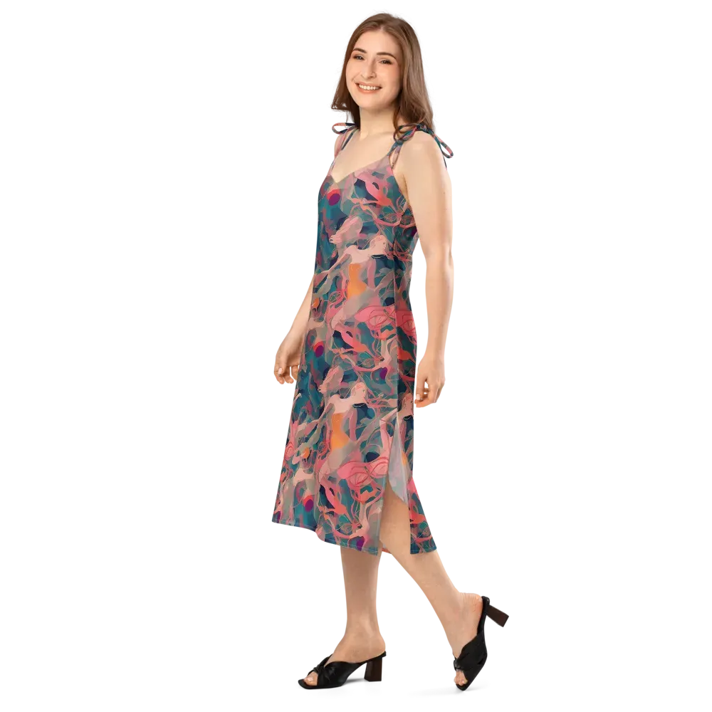 Chromatique Swirl on Slip Dress — Left Front