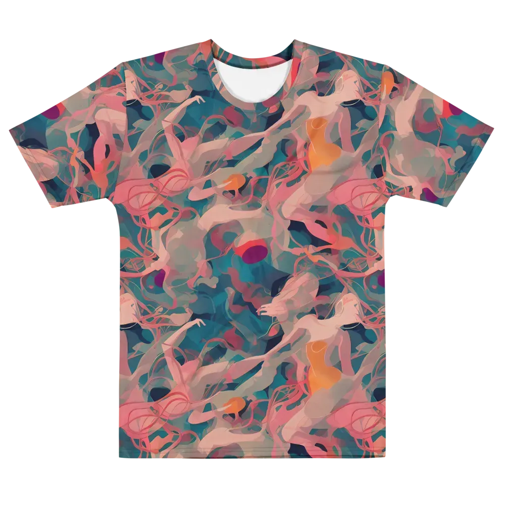 Chromatique Swirl on Men's Cotton Crew Neck T-Shirt — Front