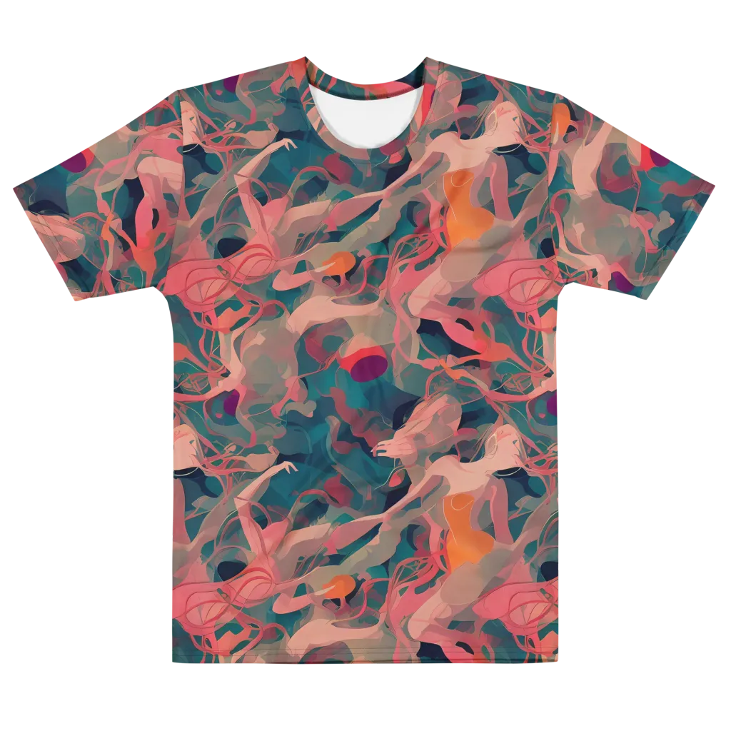Chromatique Swirl on Men's Crew Neck T-Shirt — Front