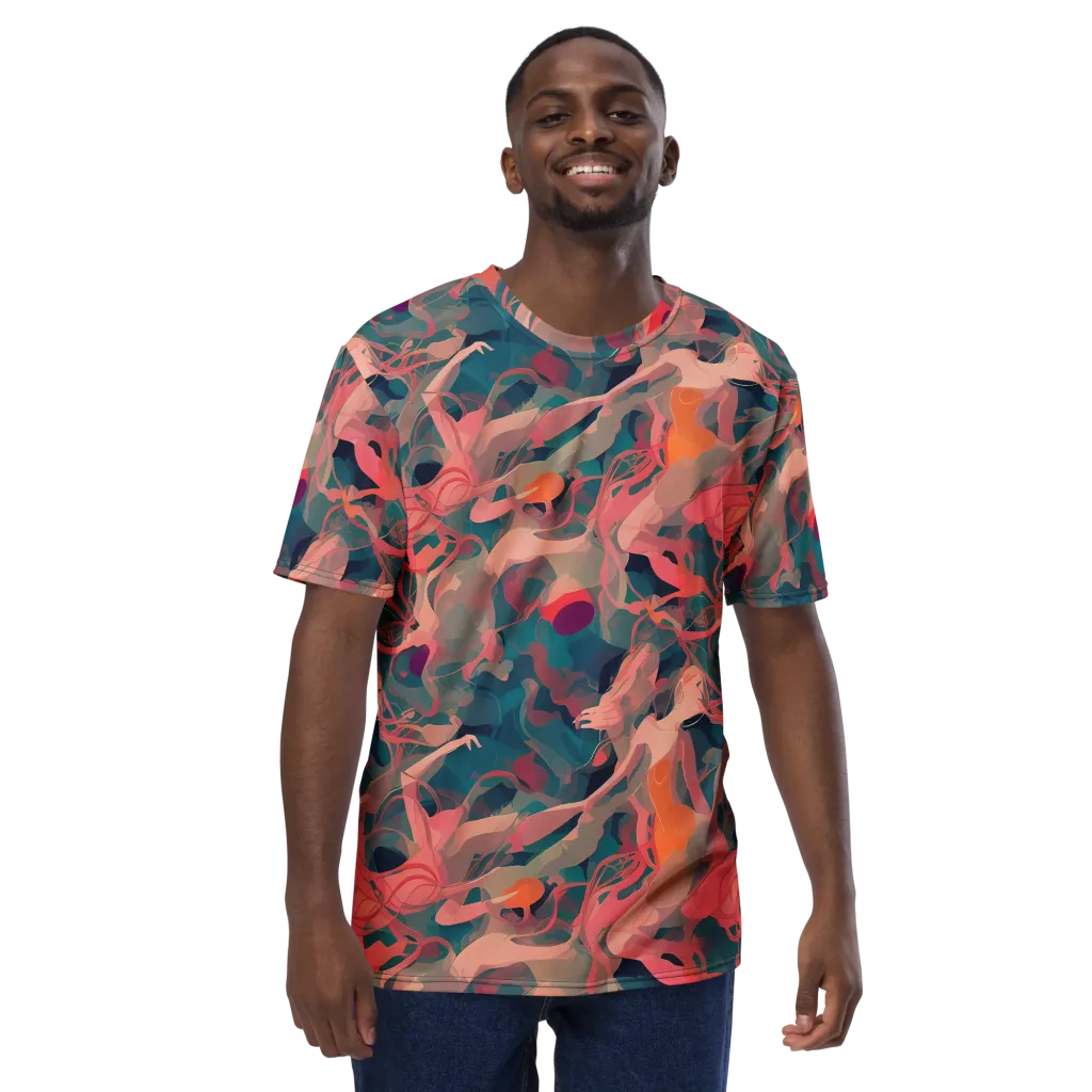 Chromatique Swirl on Men's Crew Neck T-Shirt — Front