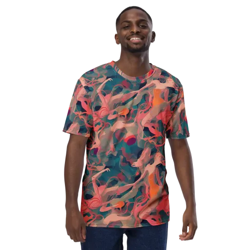 Chromatique Swirl on a Men's Crew Neck T-Shirt
