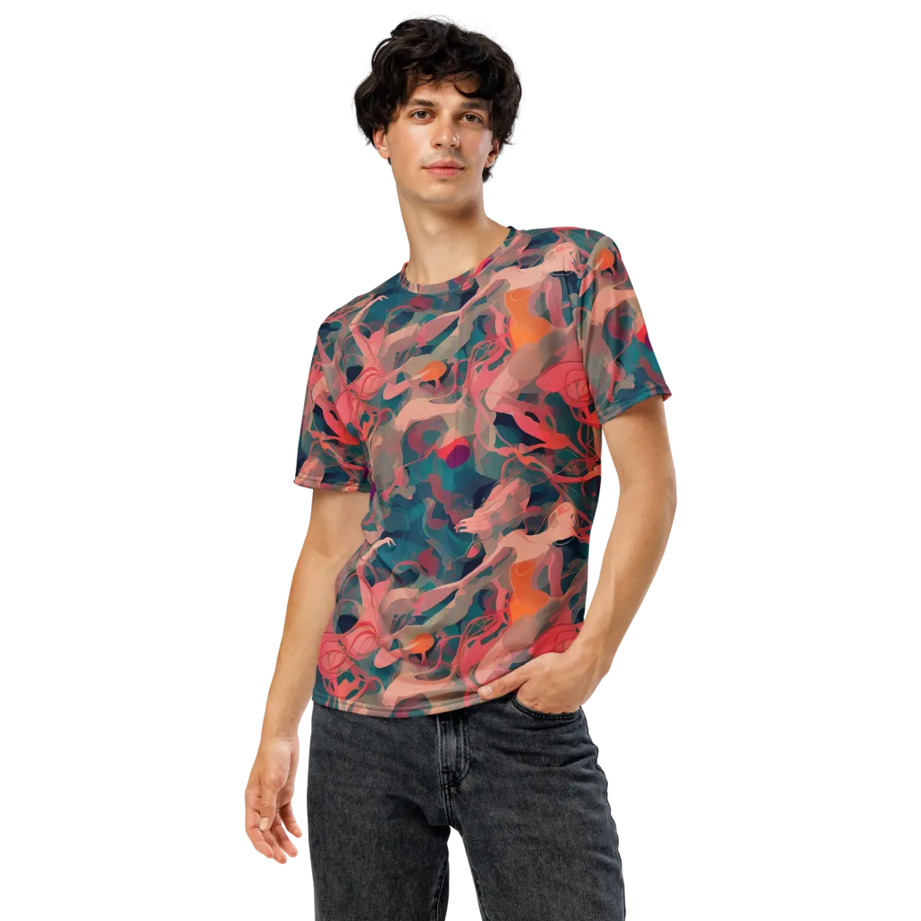 Chromatique Swirl on Men's Crew Neck T-Shirt — Front