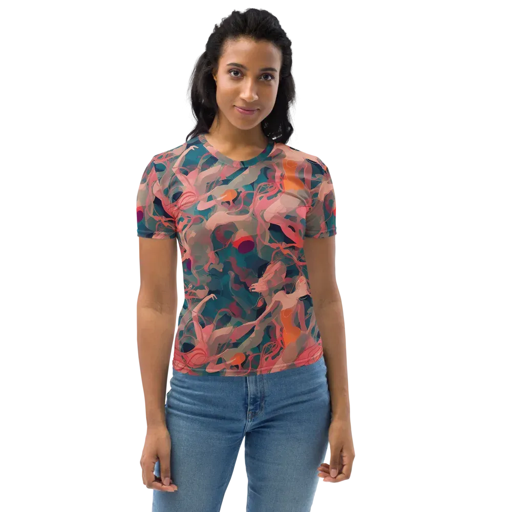 Chromatique Swirl on Women's Crew Neck T-Shirt — Front