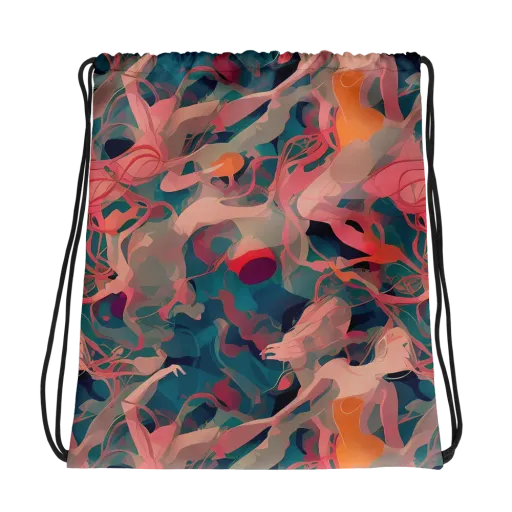Chromatique Swirl on a Drawstring Bag