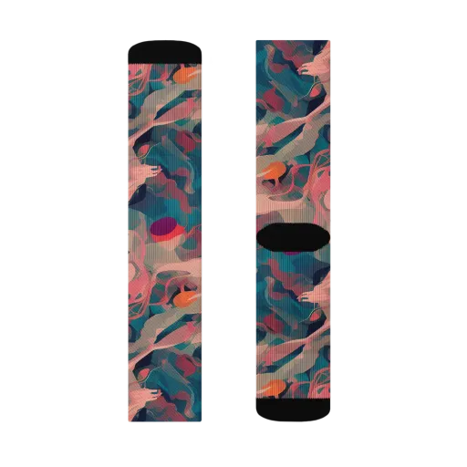 Chromatique Swirl on a Socks