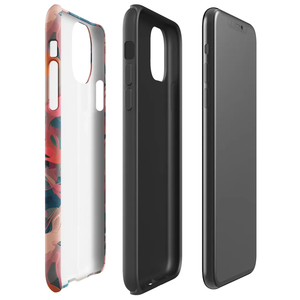 Chromatique Swirl on Tough Case for iPhone® — Right