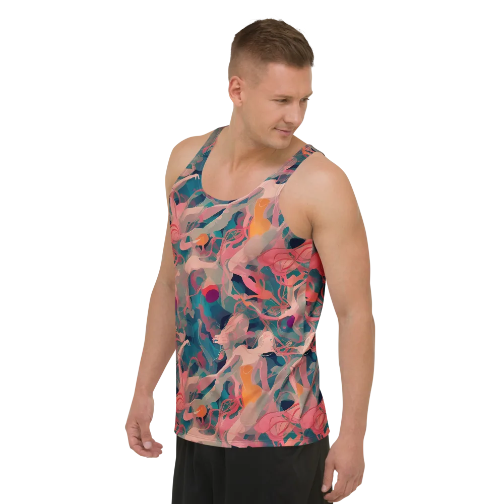 Chromatique Swirl on Men's Tank Top — Left Front